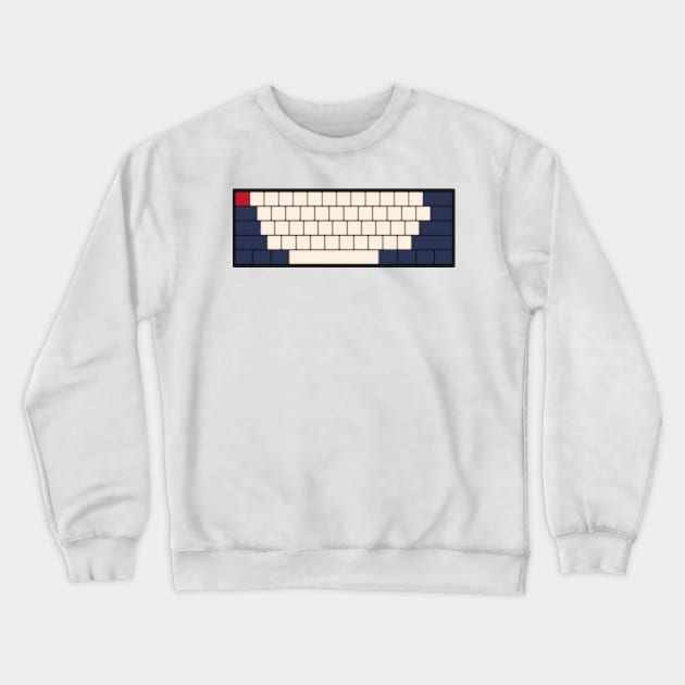 Mechanical Keyboard - Red Bull F1 Team Colour Scheme Crewneck Sweatshirt by GreazyL